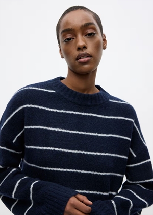 Ennaples ls knit 7278 Navy Blazer/Gardenia Envii 